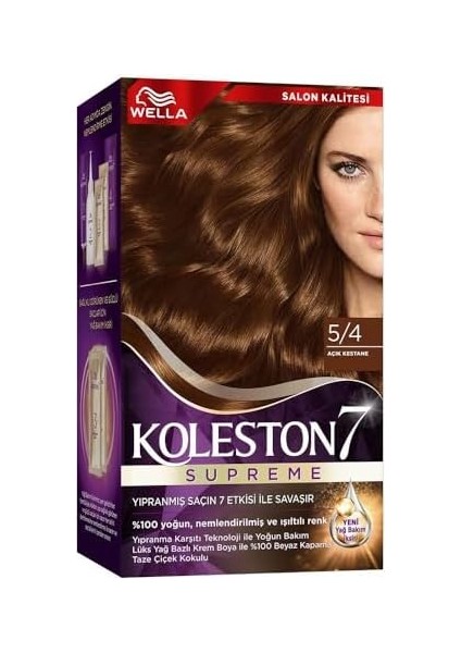 Koleston Kit 5-4 Açık Kestane Saç Boyası fiyatları