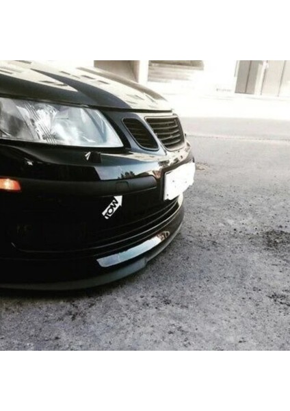 Saab 9-3 93 Uyumlu Evrensel Universal 3 Parça Cupra Kupra Ön Ek Tampon Dili Lip Esnek Karlık modelleri