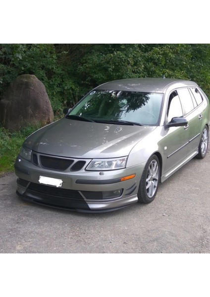 Saab 9-3 93 Uyumlu Evrensel Universal 3 Parça Cupra Kupra Ön Ek Tampon Dili Lip Esnek Karlık fırsatları