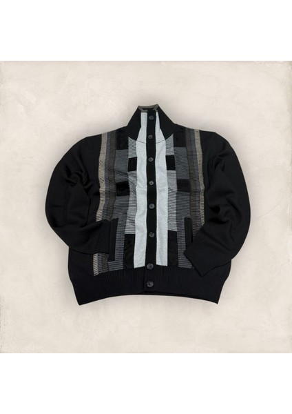 Ir-Or Düğmeli Yarım Balıkçı Deri Ceket