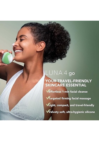 Luna 4 Go Yüz Temizleme Fırçası ve Yüz Masaj Aleti + Luna Mikro Köpük Yüz Temizleyici 2.0, 100ML - Yüz Yıkama - Gözenek Giderici - Yüz Bakımı - Yüz Cilt Bakım Ürünleri - Tüm Cilt Tipleri Için modelleri