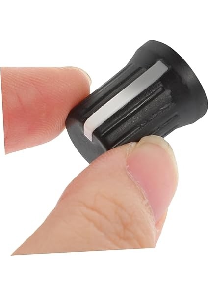 Potansiyometre Için Ses ve Ton Düğmeleri 5 Adet Siyah Kauçuk Potansiyometre Ses Düğmeleri fiyatları