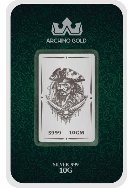 Deniz Maceracısı Temalı Keşif Tutkusunu Taşıyan Hediyelik 10 Gram 999 Ayar Gümüş KÜLÇESI-732 fiyatları