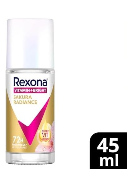 Rexona Vitamin Bright Kadın Roll On Deodorant Sakura Radiance 45 ml fiyatları