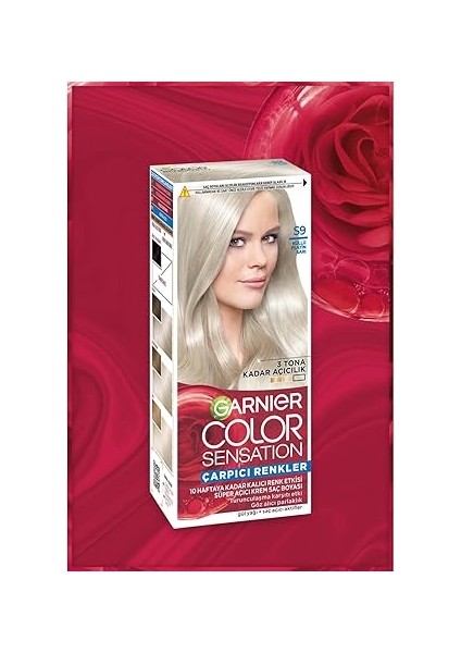 Çarpıcı Renkler S9 Küllü Altın Sarı Saç Boyası fırsatları