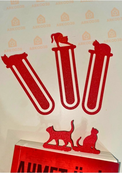 5'li Set Kitap Ayracı Kedi Figürlü fiyatları