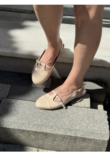 Senorita Bantlı Arkası Açık Kadın Babet Rahat ve Modern Büyük Numara modelleri