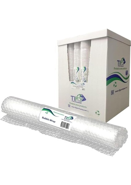 Balonlu Naylon Patpat 48CM Genişlikte 500CM Uzunlukta Rulo Havalı Eşya Koruma Ambalaj Pat Pat