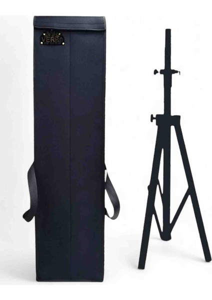 2"li Kabin Hoparlör Standı Sehpası Için Soft Case Taşıma Çantası - Hoparlör Ayağı Kılıfı.