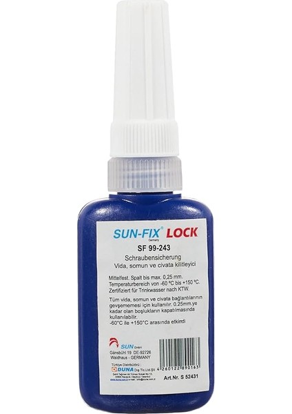 S 52431 Civata Sabitleyiçi, 10 ml