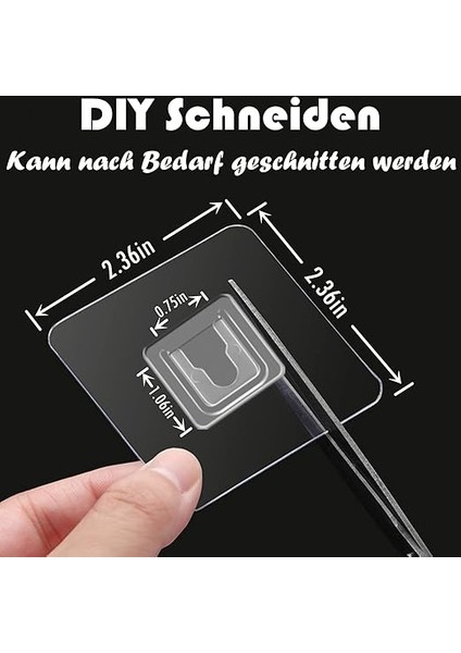 9 Sets Sihirli Kanca Çıft Taraflı Çok Amaçlı Kancalar Kendinden Yapışkanlı Şeffaf Su Geçırmez ve Yağ Geçırmez. Mutfak Banyo Oturma Odası Içın Delme Yok Çıkarılabilir Max 10KG fiyatları