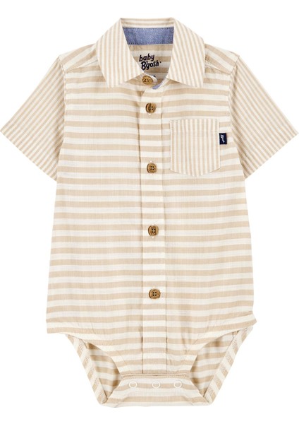 Erkek Bebek Gömlek Body