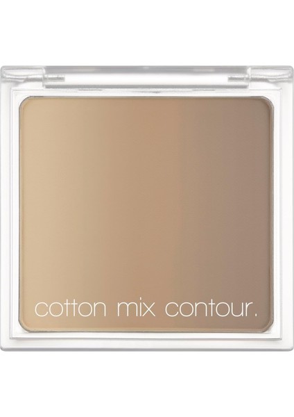 Mıssha Doğal Görünümlü, 3 Farklı Tonlama Sağlayan Kontür. Cotton Mix Contour (No.1)