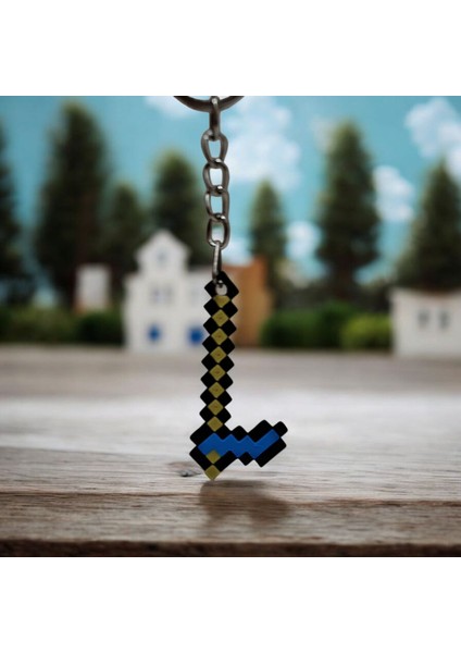 Minecraft 5’li Anahtarlık Seti – Kılıç & Kazma modelleri