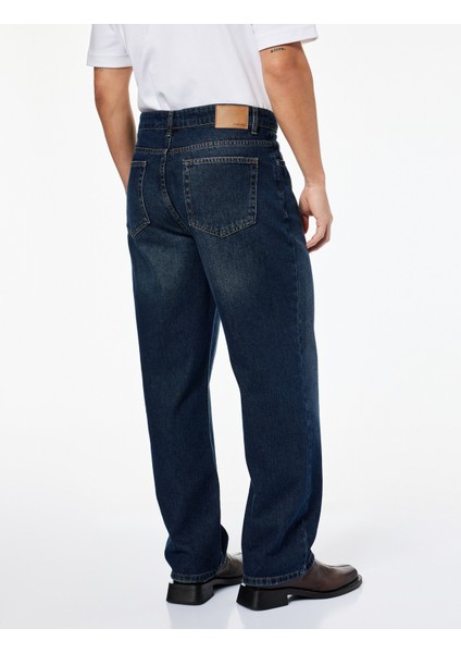 Normal Bel Pamuklu Bol Baggy Jean Pantolon fırsatları