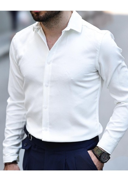 Likralı Slim Fit Gömlek fiyatları