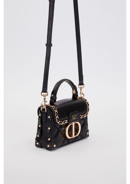 Siyah Kapitone Zincirli El Çantası fiyatları