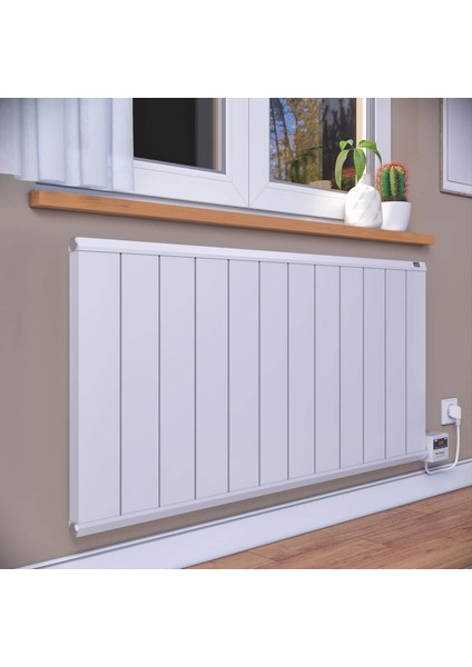 Elektrikli Radyatör Sirius 60 cm x 120 cm Dekoratif Alüminyum Beyaz 220 V - 830 Watt modelleri