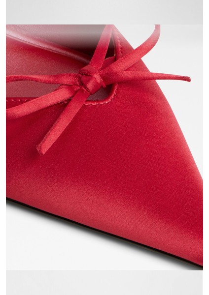 Azizza Ayakkabı Orta Boy Topuklu - Kırmızı