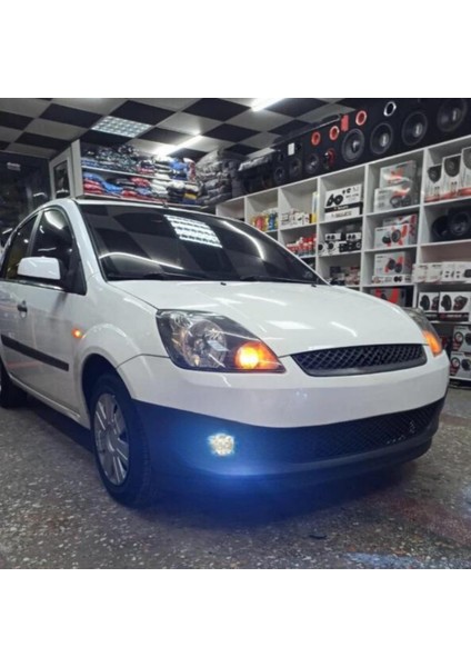 Ford Fiesta 2002-2008 Uyumlu Evrensel 2 Parça Astra H Model Ön Ek Tampon Dili Lip Esnek Karlık