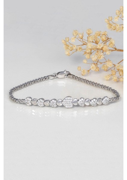 Prodyum Kaplama 925 Ayar Kalpli Süzme Su Yolu Gümüş Bileklik fırsatları