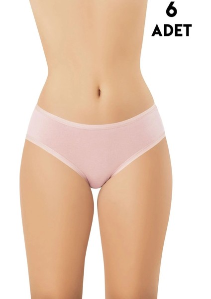 Pamuklu & Modal Esnek 6 Adet Pudra Paris Model Bikini Külot LL.K51.O08.001 fiyatları