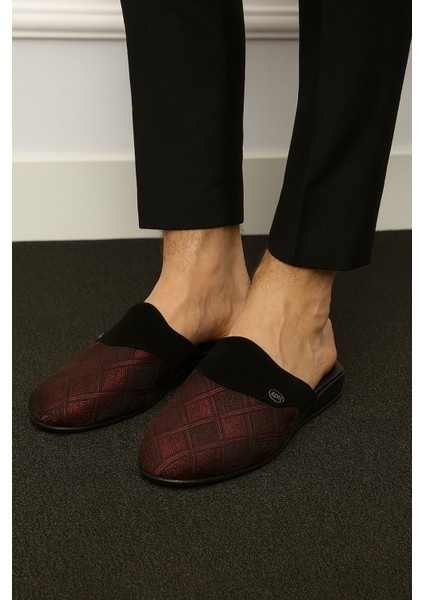 Erkek Giyim Ekoseli Poli Taban Ev Terliği LL.GC330.001