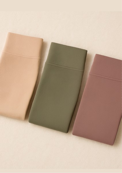 Kadın Giyim Yüksel Bel Dalgıç Fitilli 3 Adet Tayt LL.K41.O0173.001 fiyatları