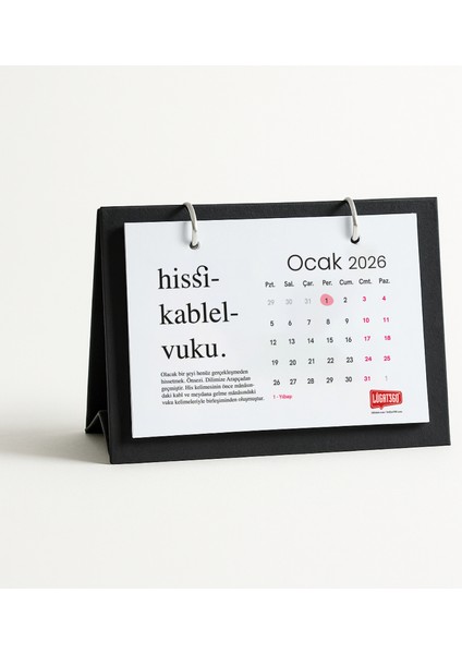 24 Kasım Öğretmenler Günü Hediyesi Lugat 2026 Takvim modelleri