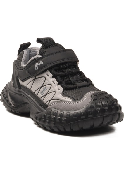 Marcokids Gri Cırtlı Erkek Çocuk Spor Ayakkabı modelleri
