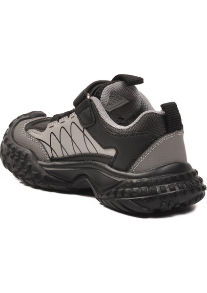 Marcokids Gri Cırtlı Erkek Çocuk Spor Ayakkabı fırsatları