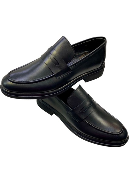 Erkek Makosen Loafer Iç ve Dış Yüzey Deri Poli TABAN-100-SİYAH fiyatları