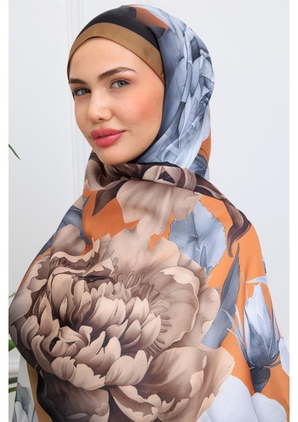 Floral Suluboya Desenli Dijital Soft Şal fırsatları