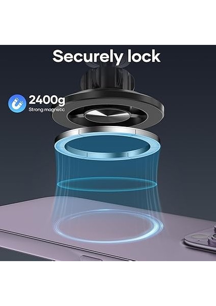 Otomobil Cep Telefonu Tutucu, Titreşim Önleyici Mag-Safe Araç Tutucu, iPhone 14/13/12 Serisi ve Tüm Akıllı Telefonlar Için, Araç Tutucu, 360° Dönebilir, Mıknatıslı Cep Telefonu Tutucu, Araç fiyatları