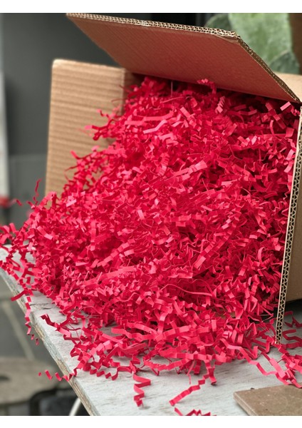 Nar Çiçeği Kırpık Kağıt 1 kg | Z Zigzag Kutu Dolgu ve Süsleme Kağıdı | Hediye Kutusu Için fiyatları