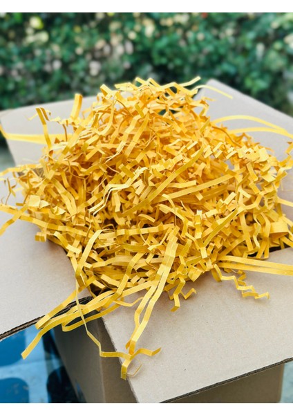Sarı Kırpık Kağıt 1 Kg| Z Zigzag Kutu Dolgu ve Süsleme Kağıdı | Hediye Kutusu Için fiyatları