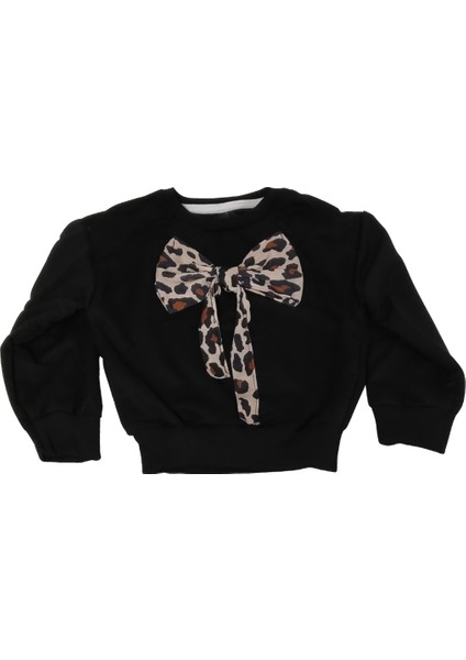 Leopar Desenli Etekli Sweat Takım Kız Çocuk fiyatları