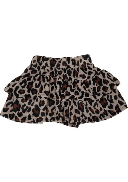 Leopar Desenli Etekli Sweat Takım Kız Çocuk modelleri