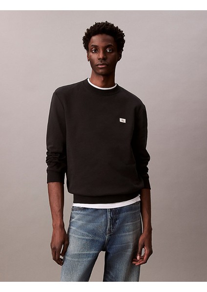 Erkek Bisiklet Yaka Sweatshirt