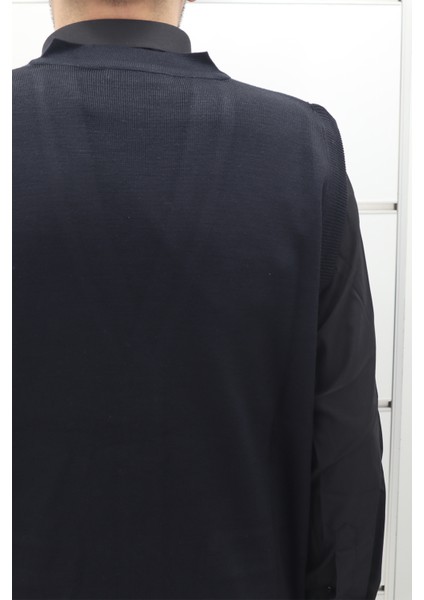 Fistan Store Erkek Düz Klasik Kesim Rahat Kalıp V - Yaka Kışlık Yünlü Yelek fırsatları