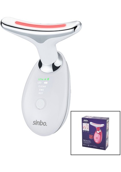 Yüz ve Boyun Bölgesi Sıkılaştırıcı 600MAH 3 Farklı Mod SBI-5901 (4490)