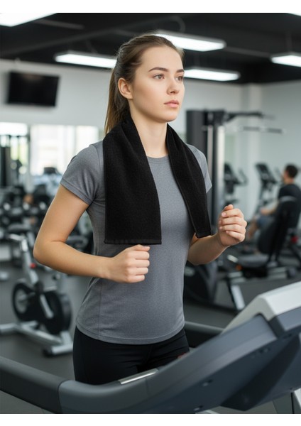 Mikrofiber Sporcu Havlusu, Ter Emici Fitness, Plates, Boks, Tenis, Spor Havlusu