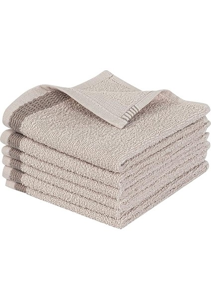 Home Novea El Yüz Havlusu, 6'lı Paket, 6 Parça 30X30, Yumuşak ve Emici Kaliteli Günlük Kullanıma UYGUN%100 Pamuk Havlu