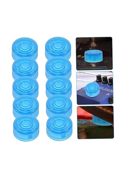 Footswitch Toer Gitar Pedal Kılıfı Gitar Efektleri Footswitch Üst Kapakları Plastik Gitar Efekt Kapakları Gitar Parçaları indirimleri