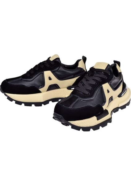 Erkek Spor Ayakkabı Sneaker GJ-25K507 Siyah fırsatları