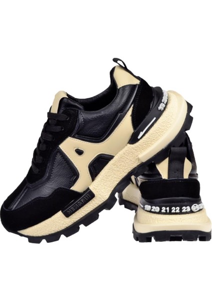 Erkek Spor Ayakkabı Sneaker GJ-25K507 Siyah