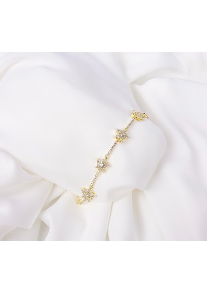 Altın Düş Taş Yıldızlı Bileklik fiyatları