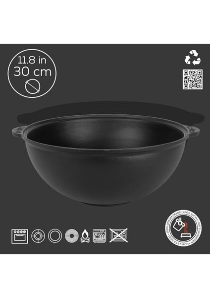 Döküm Yuvarlak Kazan/tencere, Çap 30 Cm, 6 Litre fiyatları