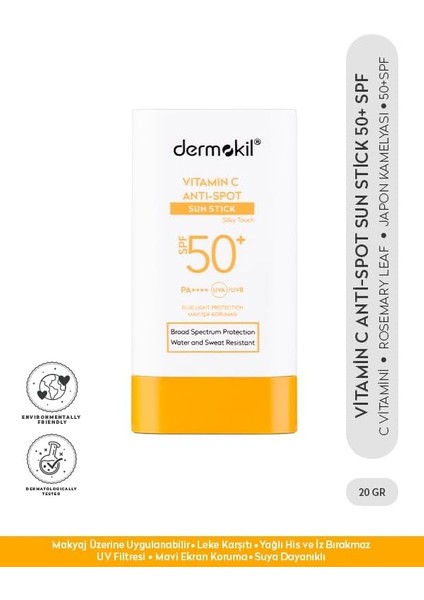 Dermokil Soleil Protection Anti-Brown Spot Sun Fluid Cream 50+Spf 60 gr modelleri