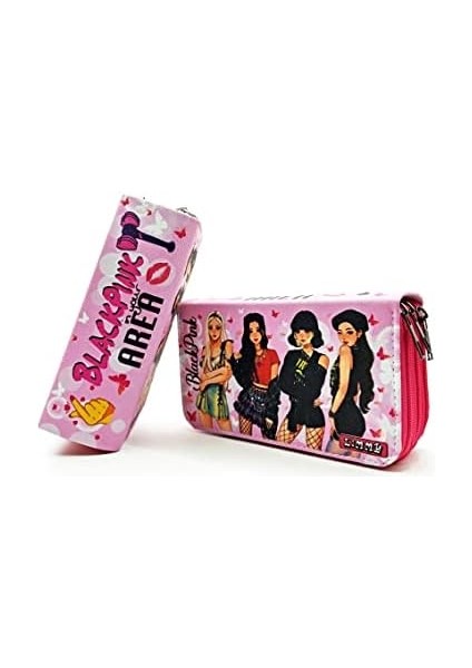 Kutusu Pink Organizer Vegan Deri Üç Bölmeli -Pembe fiyatları